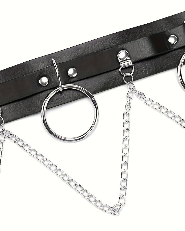 Leather Belt Waist Chain