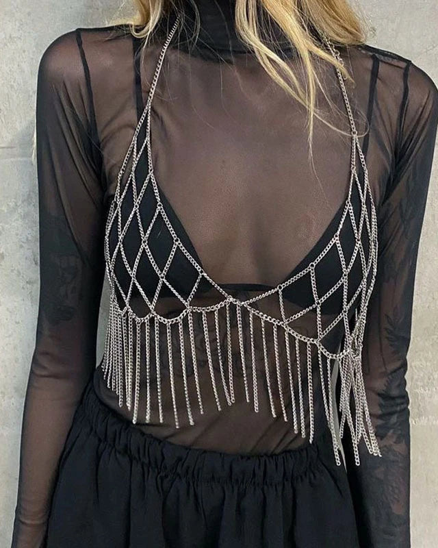 Body Chain Tank Top