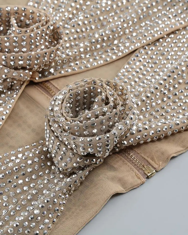 Flower Rhinestone Set