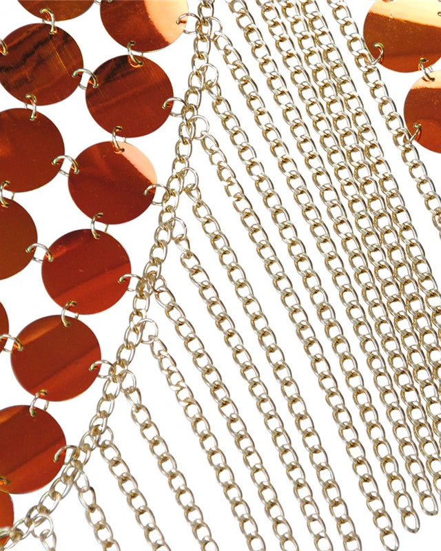 Festival Top and Tassel Mini Skirt Set