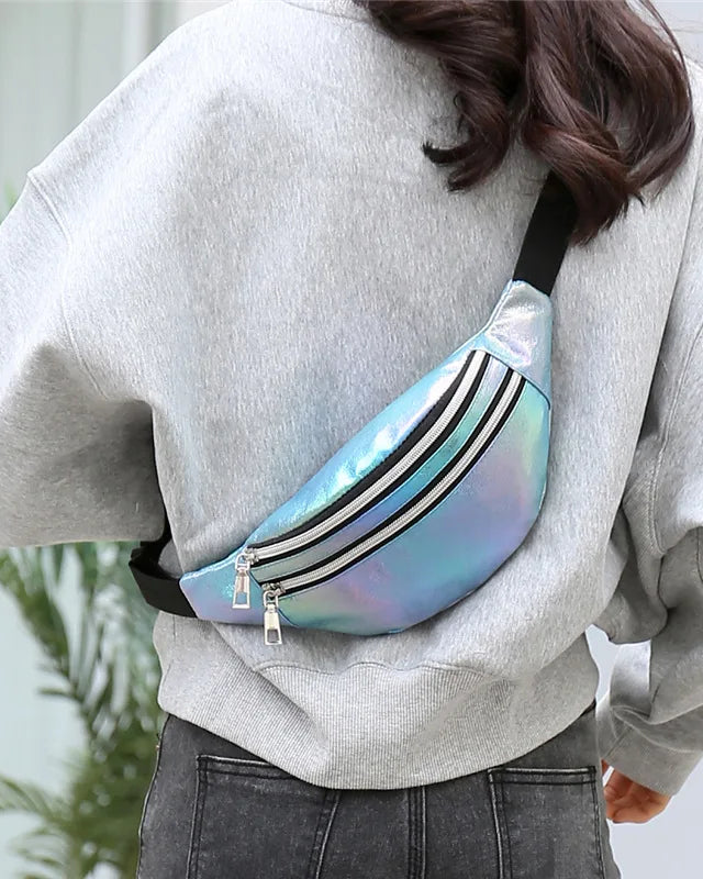 Holographic Fanny Pack back