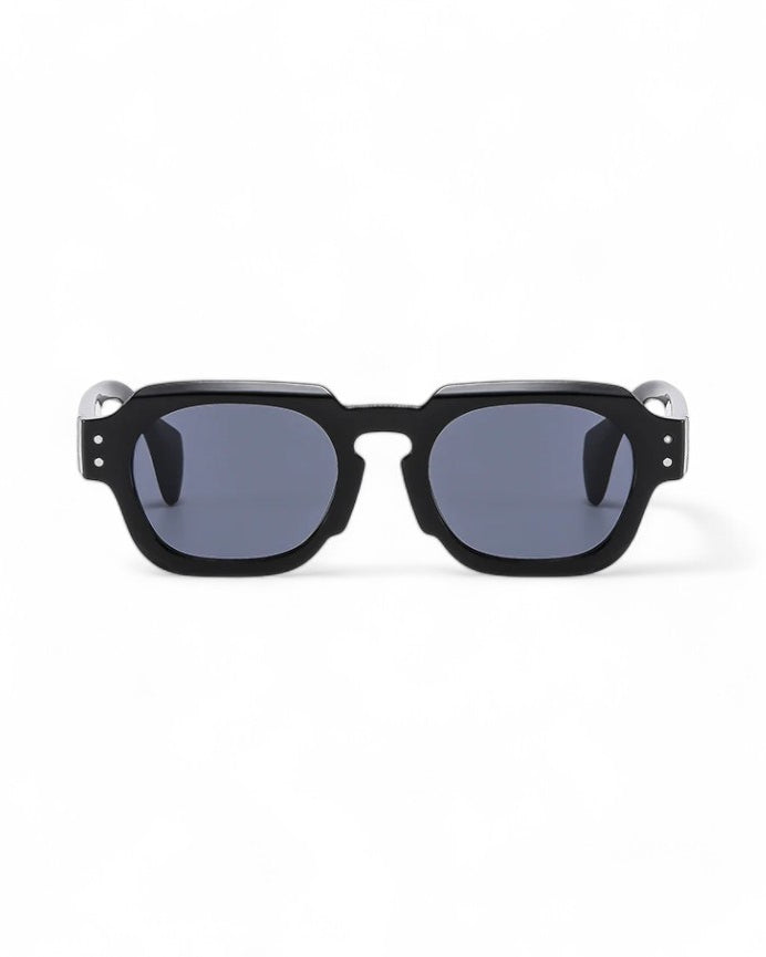 MARBELLA-SquareRetroSunglasses Black Front