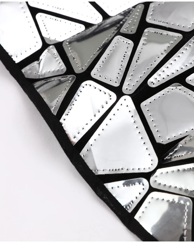 Shiny Metallic Sequin Dress Suspended Dress Sleeveless Bodycon Glitter rave wear