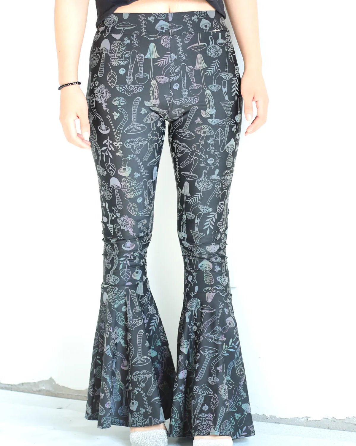 Slim Fit Reflective Bodycon Pants