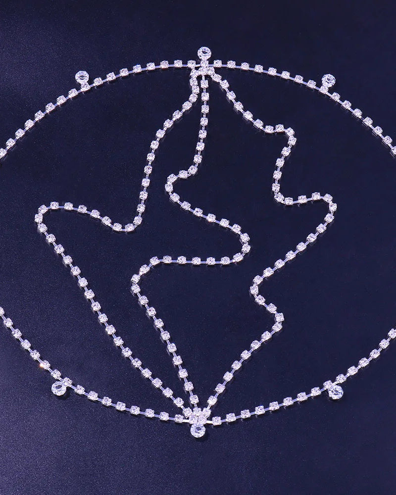 Crystal Hair Chain for Girls – Festival Headpiece