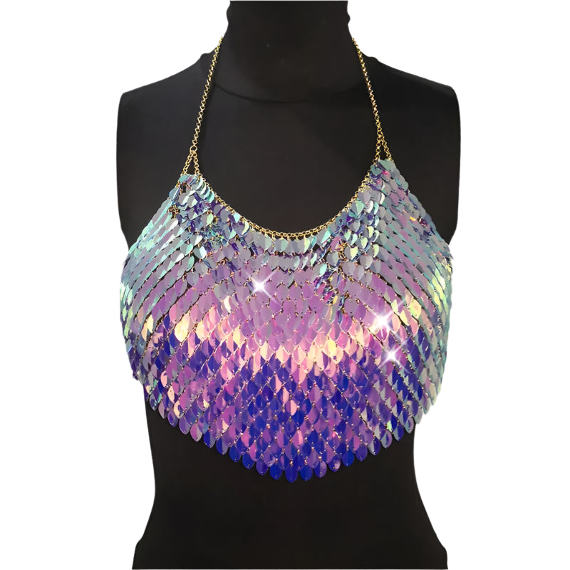 Sequin Crop Top