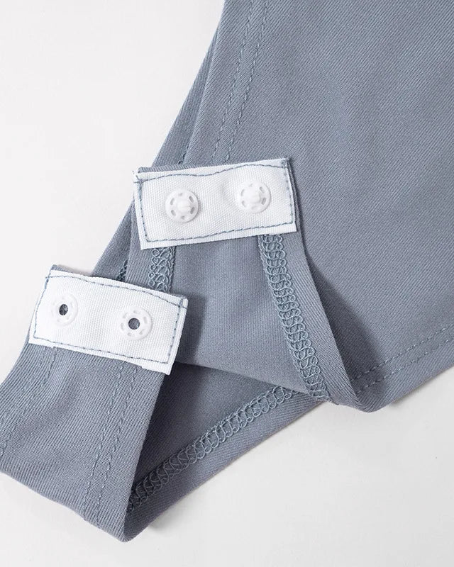 Grey Long Sleeve Bodysuit