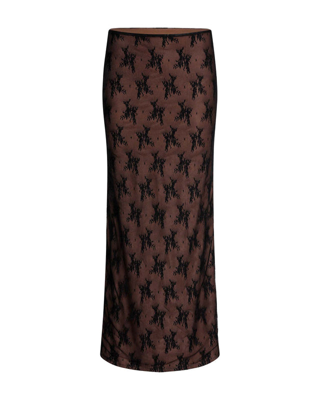 Black mesh long Skirt Festival outfit