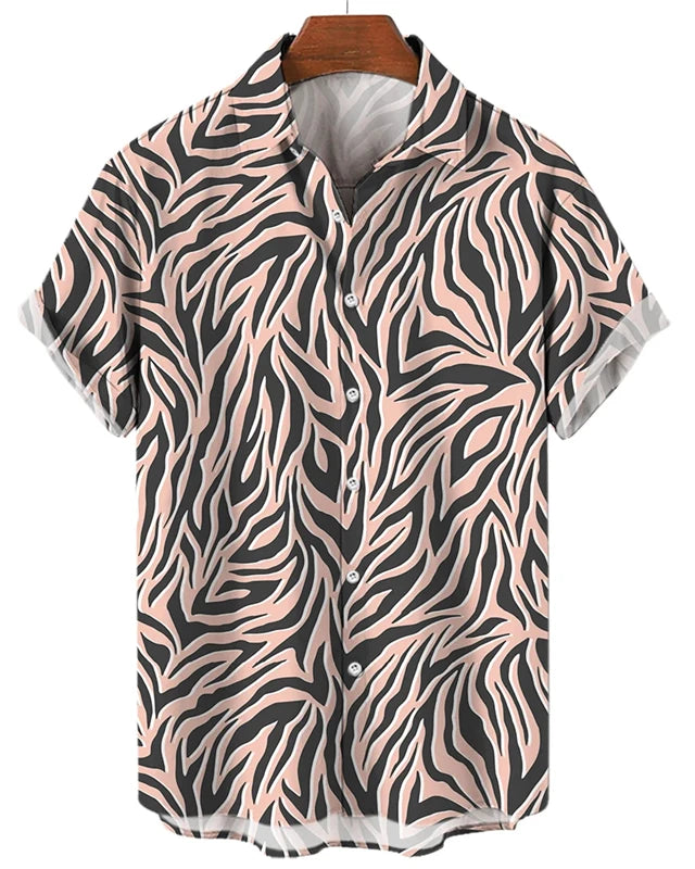 short sleeve button festival shirt