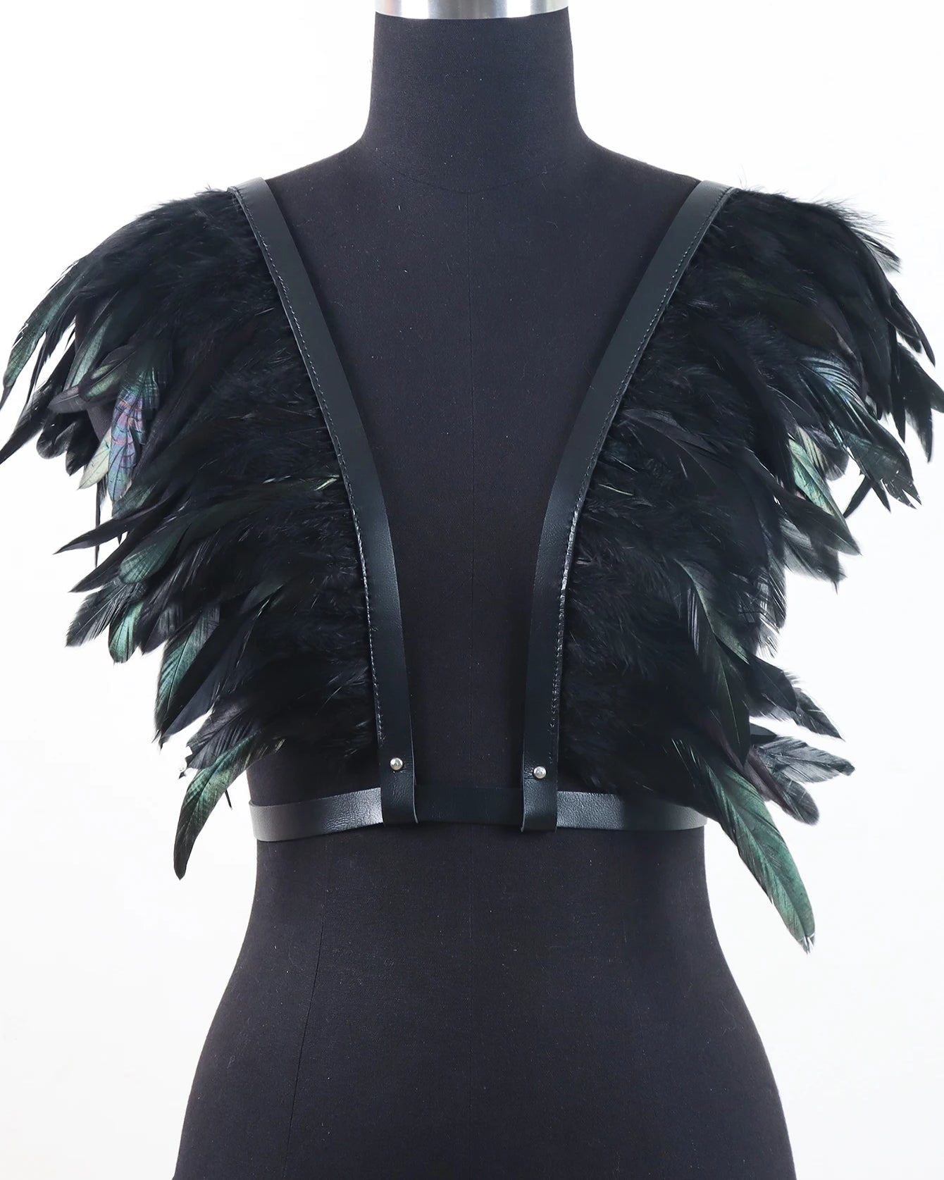 Black Feather Top