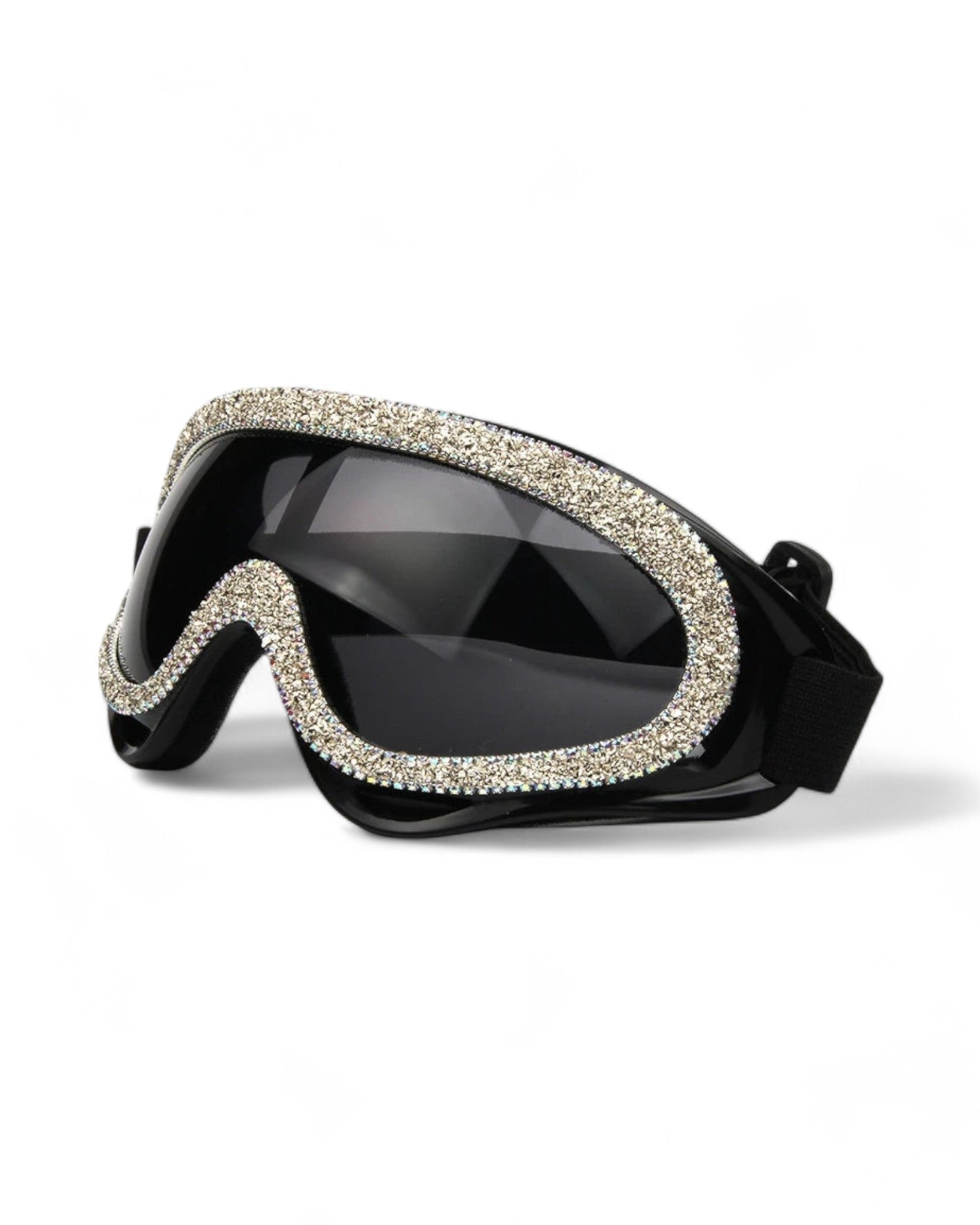 Black Goggles with Rhinestones
