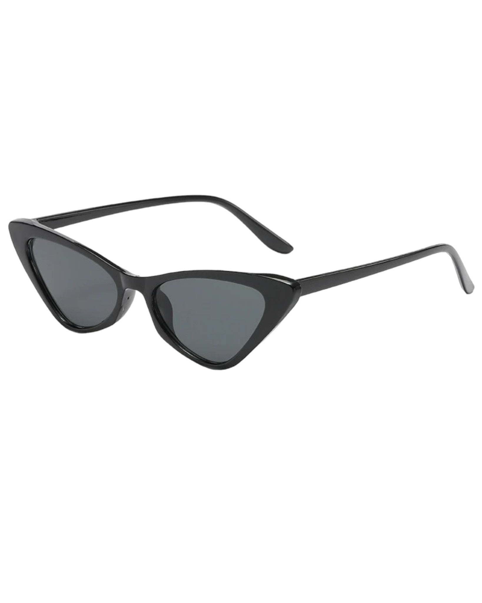 Black cat eye sunglasses