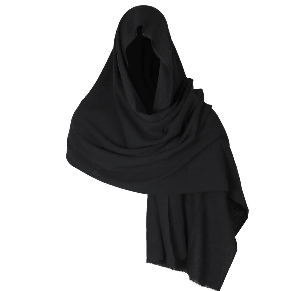 Black Scarf Hood Cloak