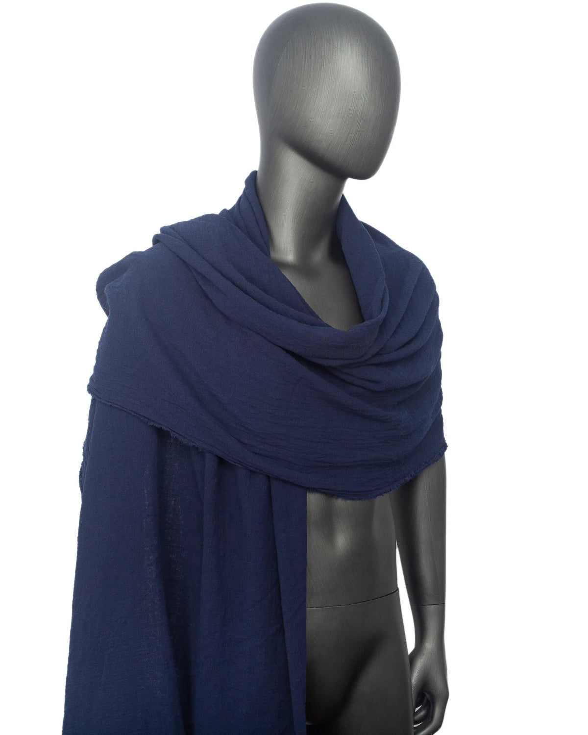 Blue Scarf Hood Cloak