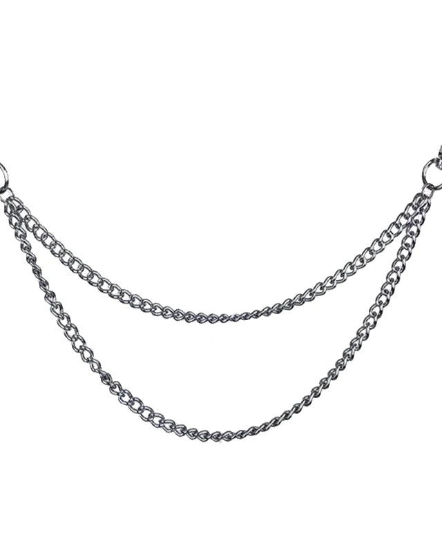 Metal Punk Rock Layered Chain Keychains Waist Key Chain Wallet Jeans Hip-hop Pants Belt Chains Jewelry Accessories