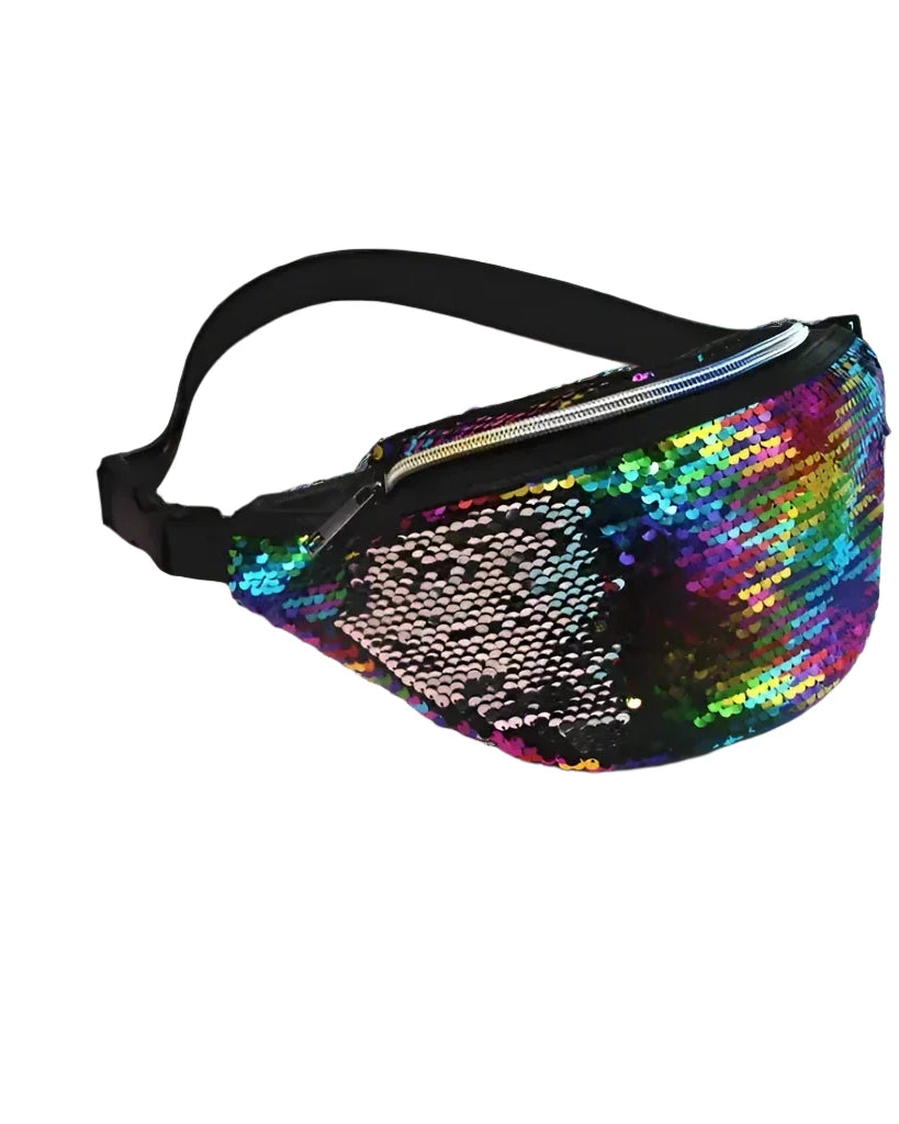 Colorful GlimmerPack Sequins Waist Bag