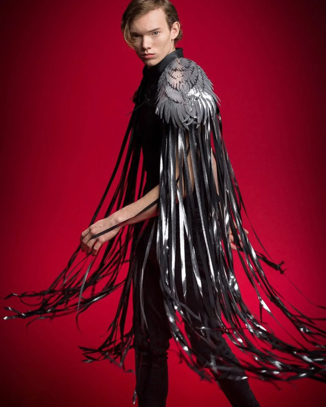 Cosplay Long Tassel Sequins Wings