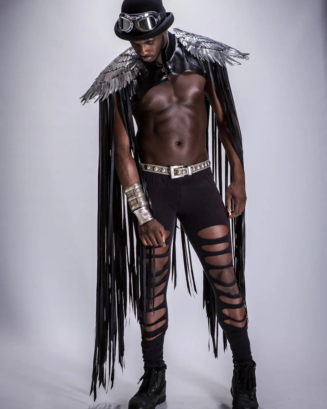 Cosplay Long Tassel Sequins Wings