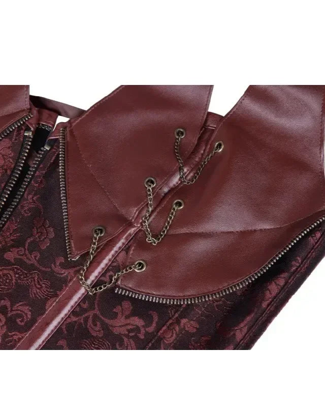 Costumes Faux Leather Top