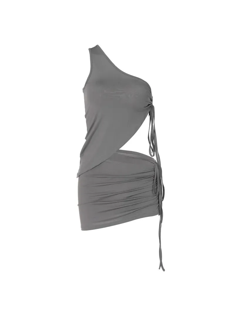 Crop-Top- und Minirock-Set
