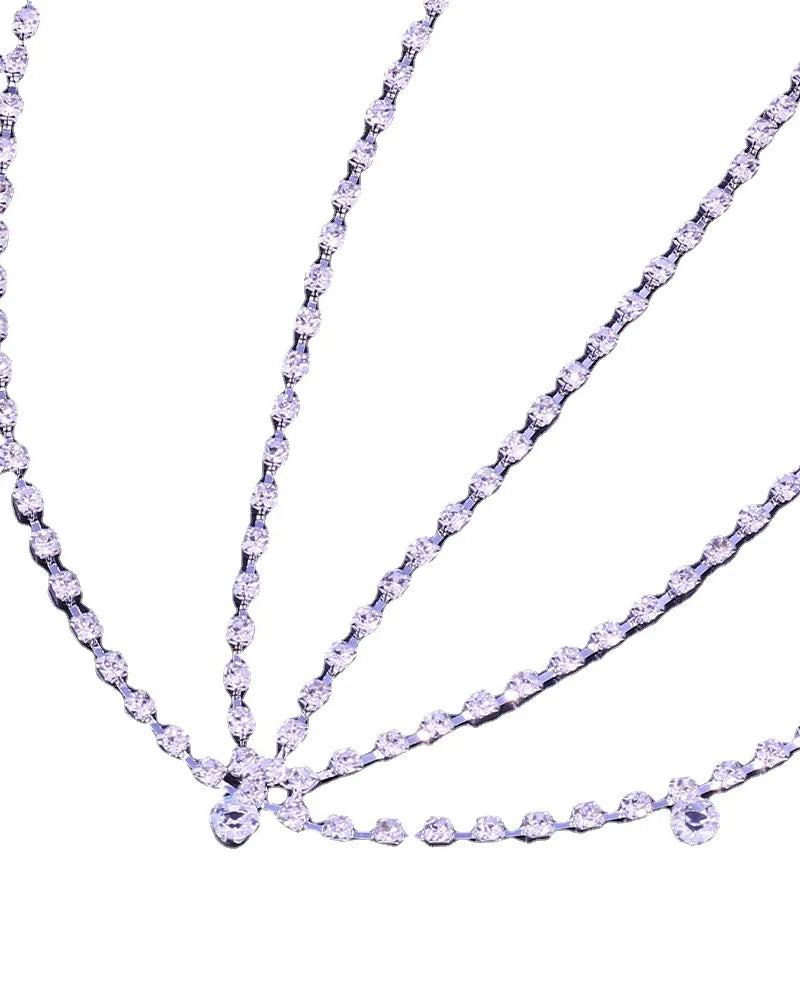 Crystal Hair Chain for Girls – Festival Headpiece
