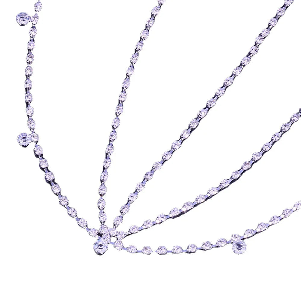 Crystal Hair Chain for Girls – Festival Headpiece