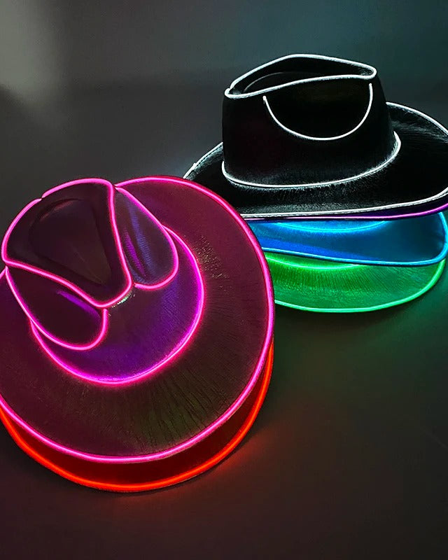Neon Rancher Cowboy Hat