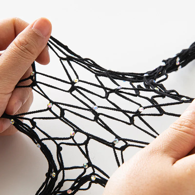 black Fishnet Stockings Long Fish Net Pantyhose Mesh Nylon Tights Lingerie Thigh High