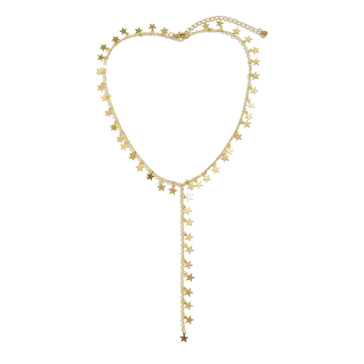 Gold Gold Necklace with Stars