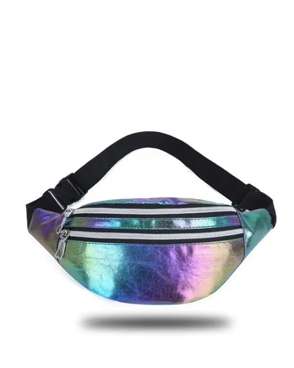 Colorful Holographic Waist Bag Fanny Pack