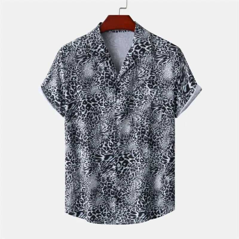 Hyena AFRICA - Short Sleeve Animal Print Shirt