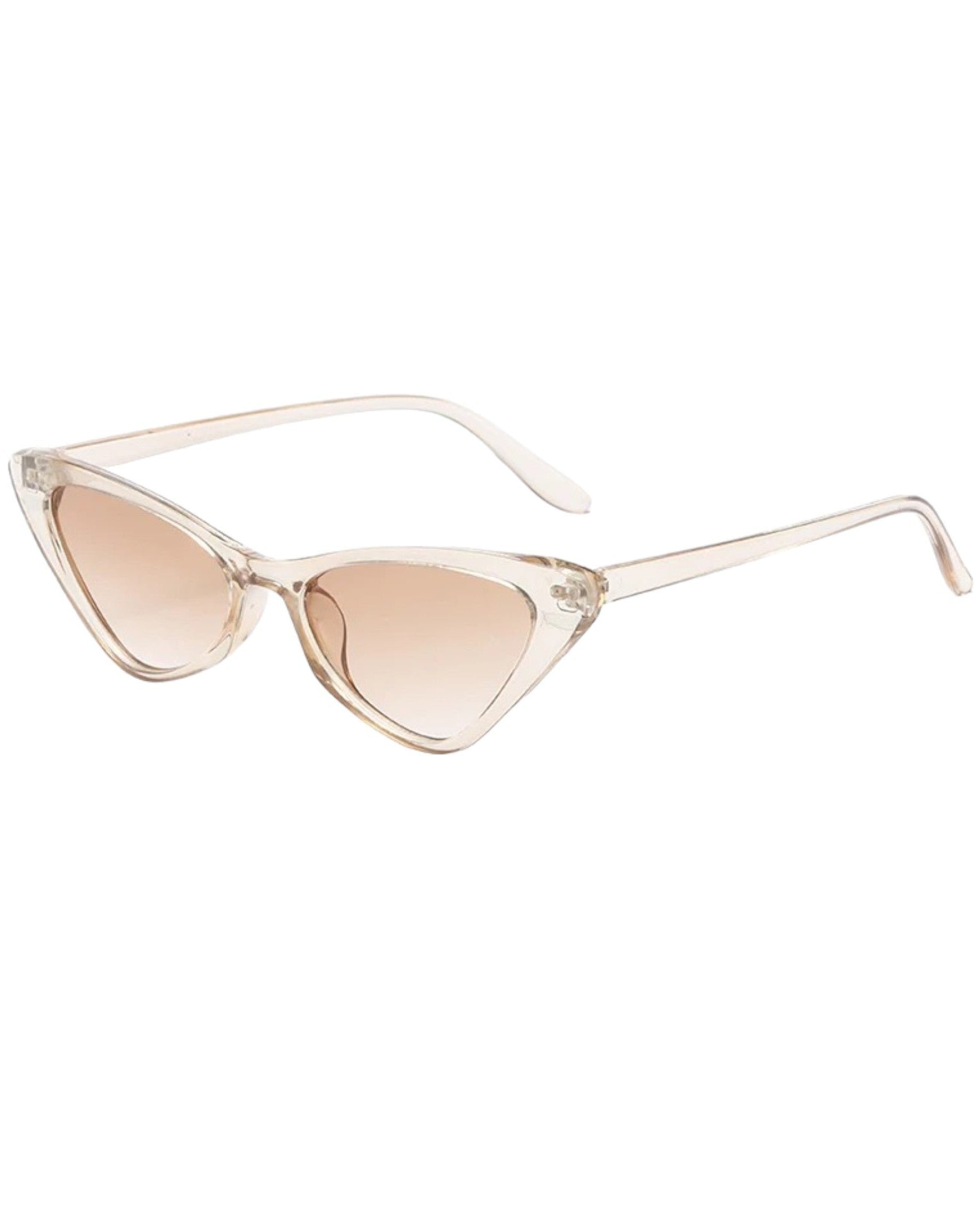 light brown Cat Eye sunglasses