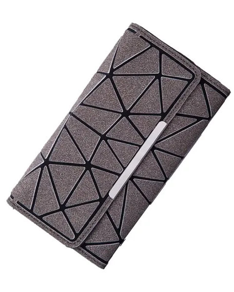 Brown Geometric Purse