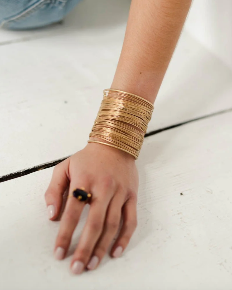 Multilayer Golden Bracelet Festival Fashion Concert Rave Outfit Party boho style