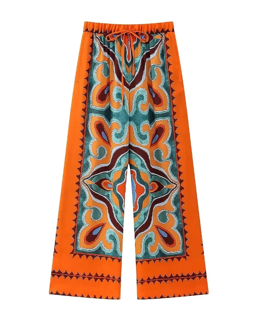 Pant Boho Style Pant and Top Set