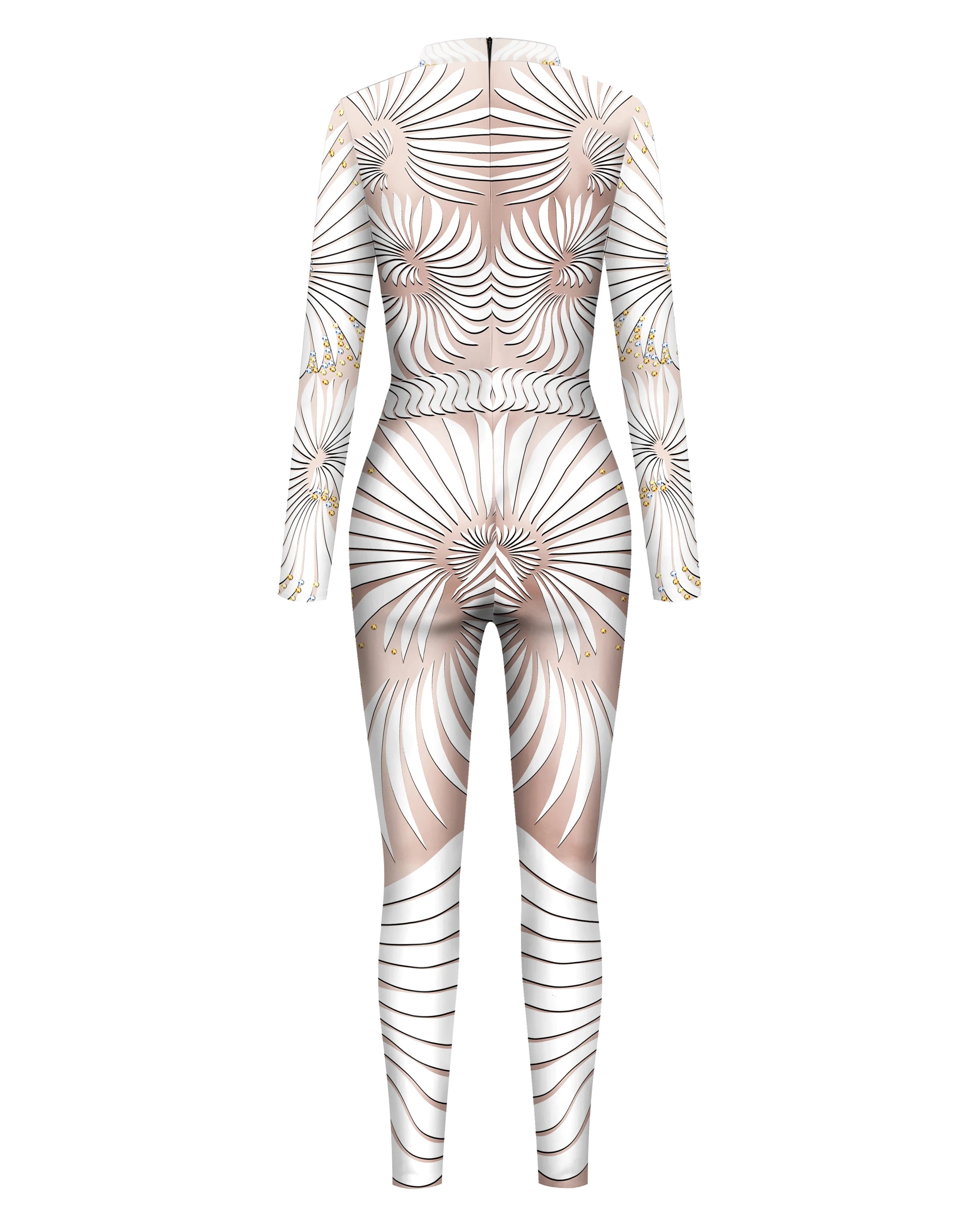 bird Lace Sequin Full Bodysuit