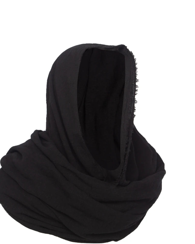 Black Scarf Hood Cloak