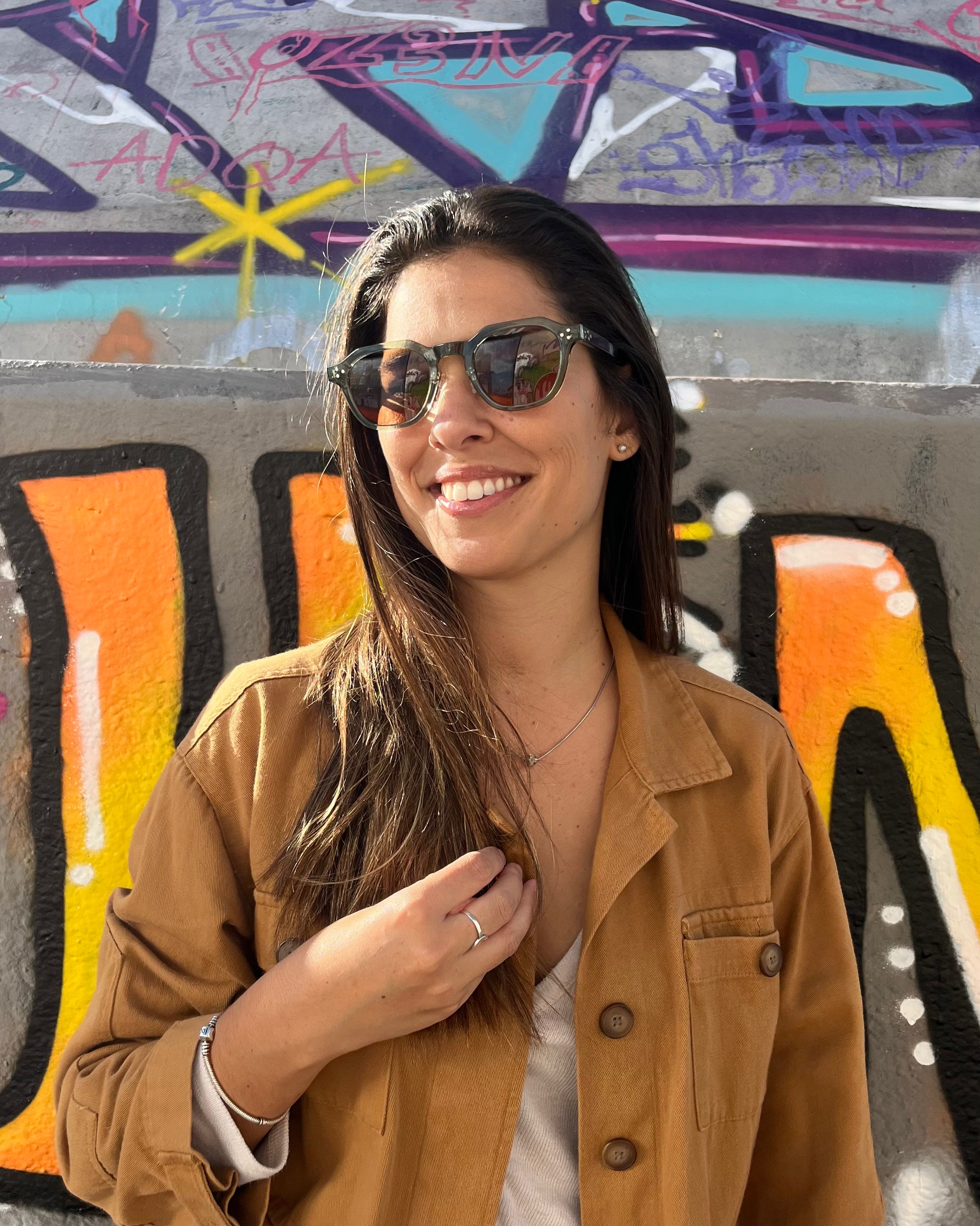 Retro Korean Style Polarized Polygon Sunglasses