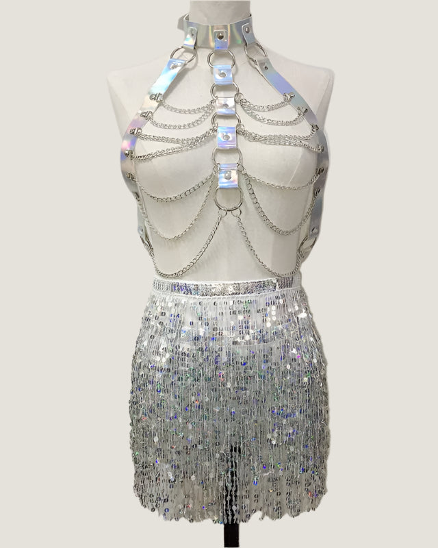 Silver Harness Festival Set