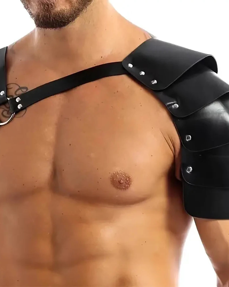 Steampunk One Shoulder Armor