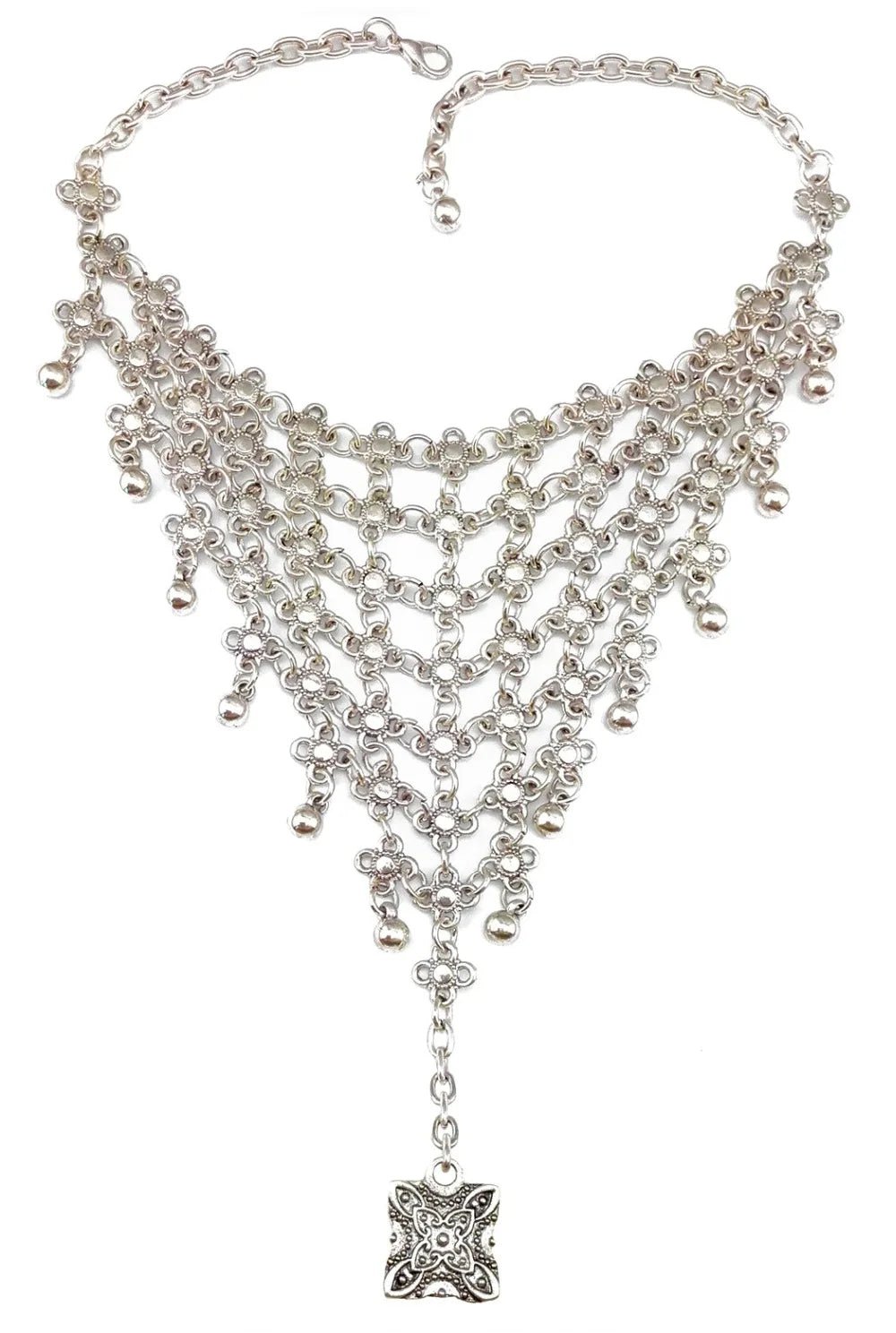 silver Finger Chain Bracelets festival fashion