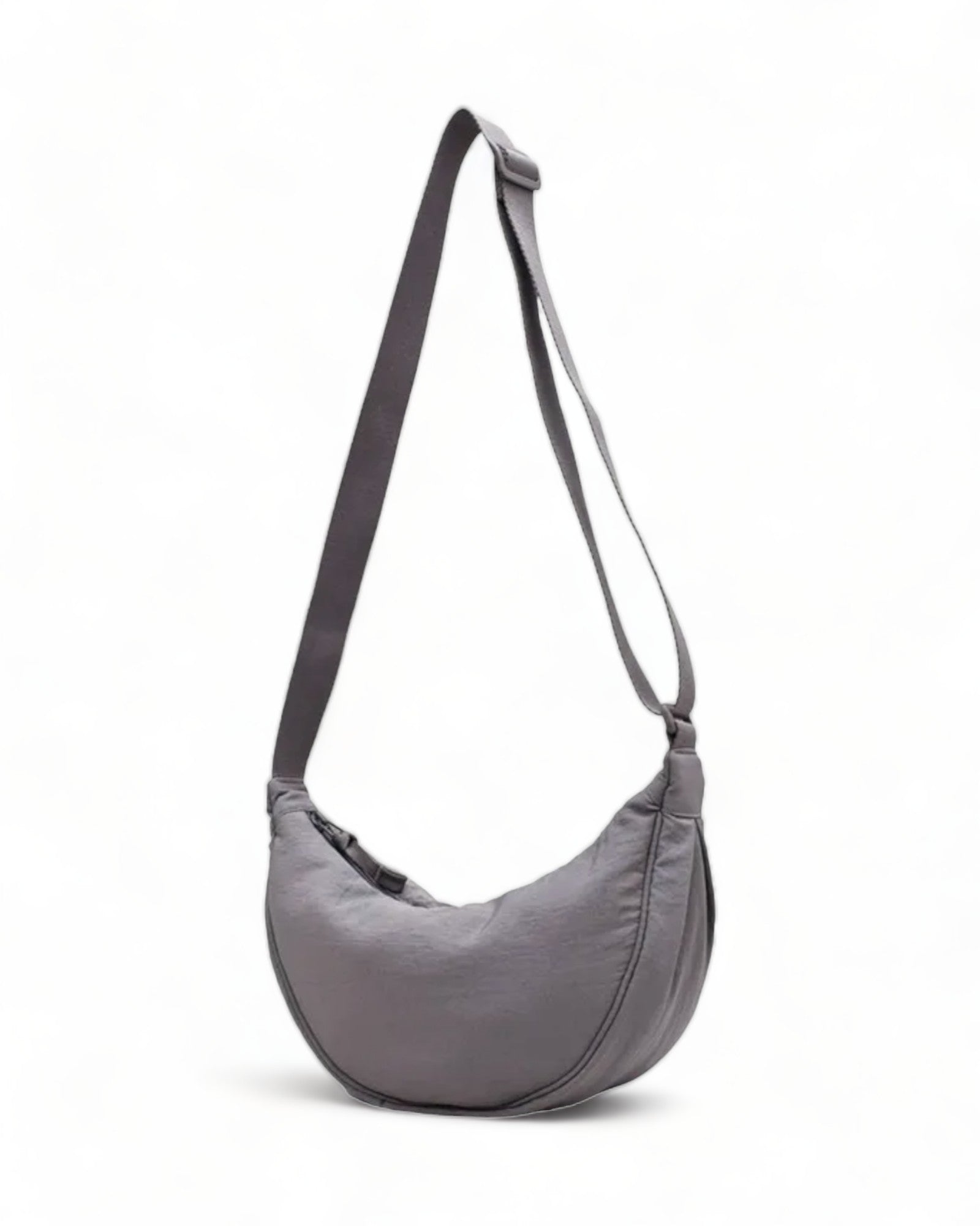Casual Crossbody Bag in grey, stylish nylon design perfect for festivals and everyday use.