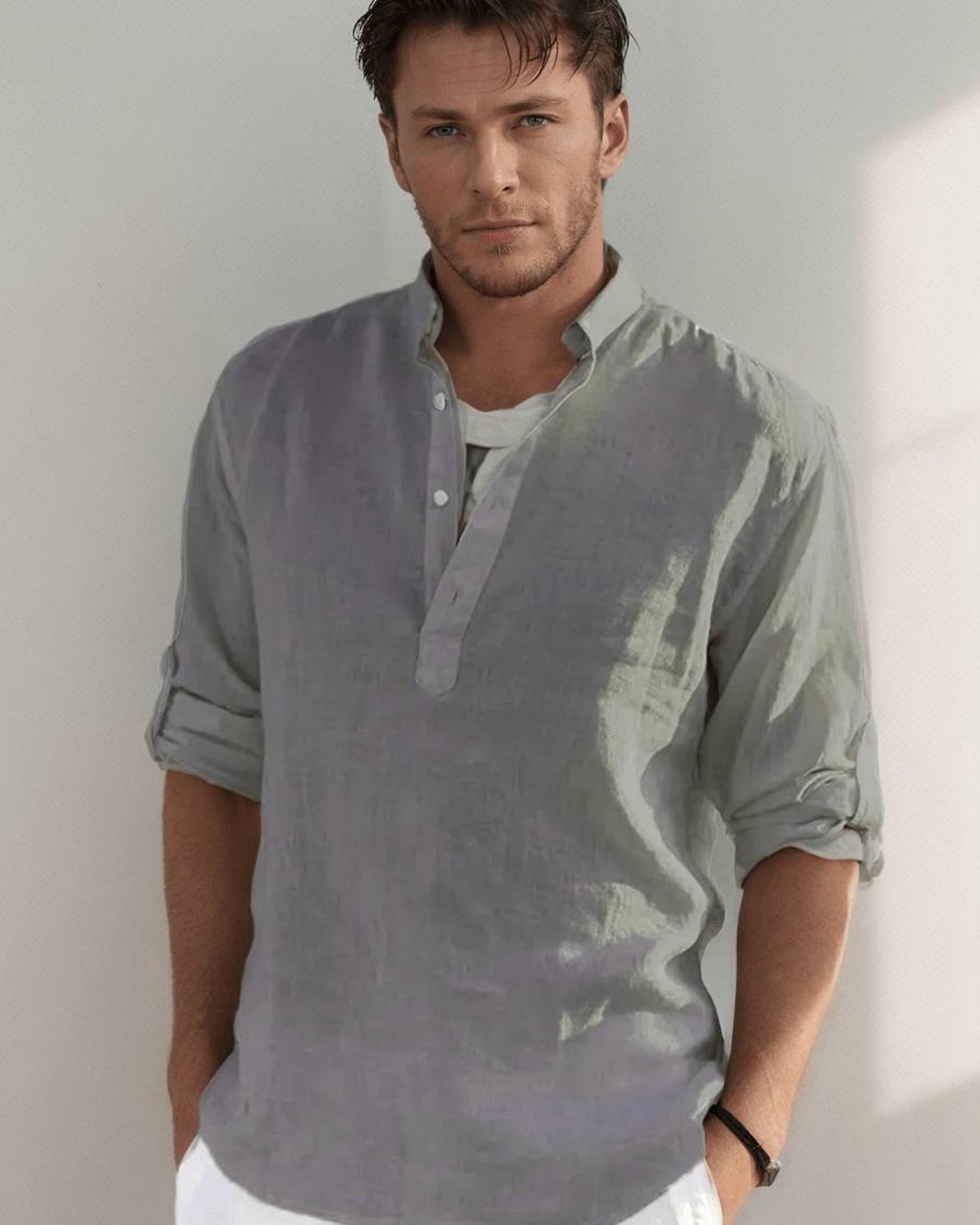 Gray Long Sleeve Shirt