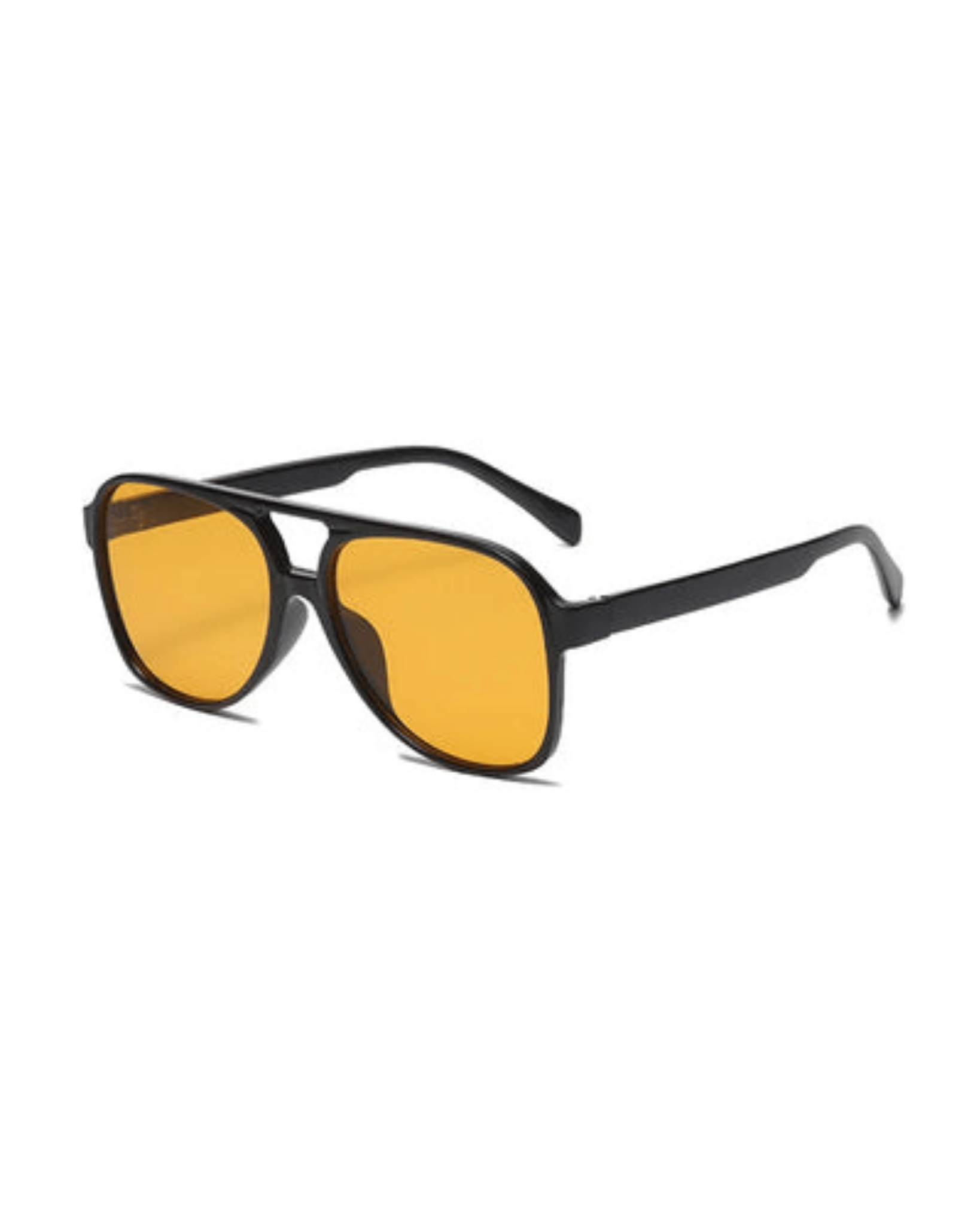 Orange DAYTONA - Oversized Aviator Sunglasses