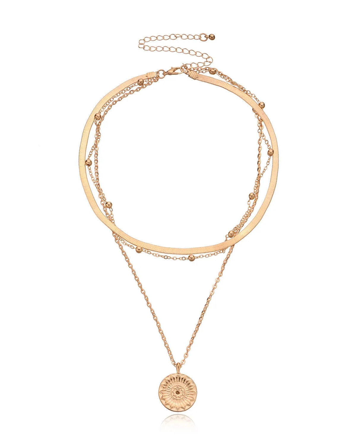 gold Chain Necklace Coin Collar festival accessories