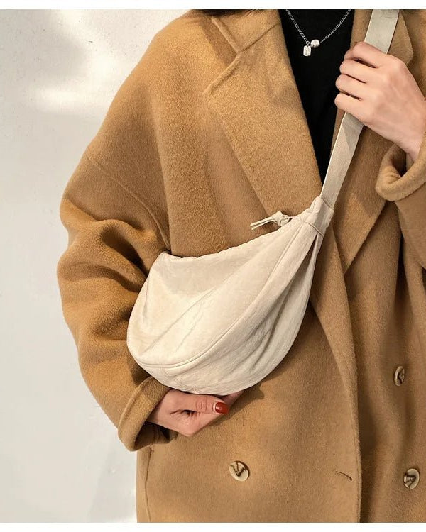 beige Casual Crossbody Bag Shoulder Purse festival accessories