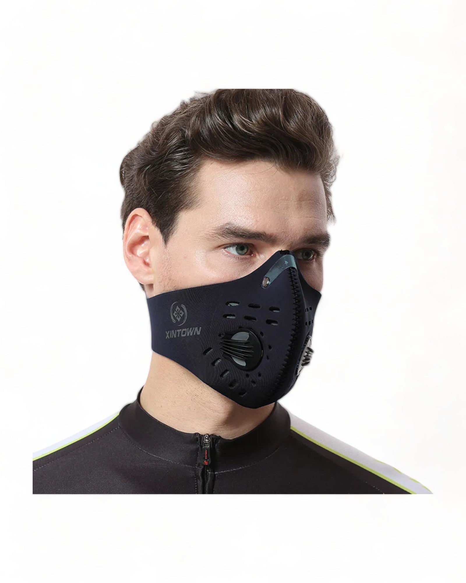 black Dust Proof Face Mask Burning Man outfits festival accessories rave wear