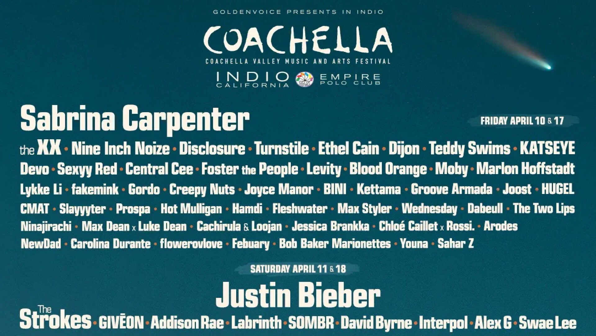 coachella 2026 lineup
