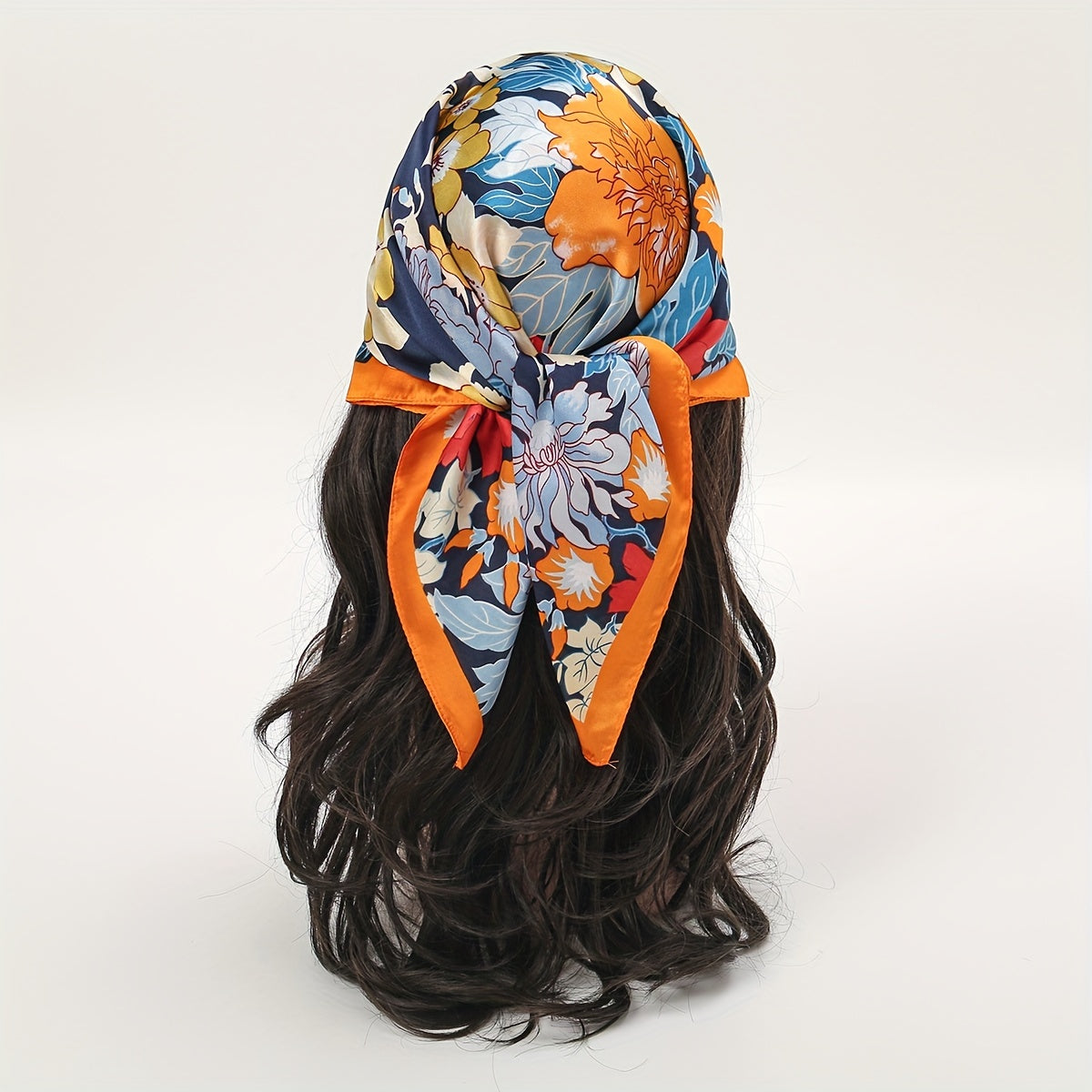 Orange Boho Style Headscarf