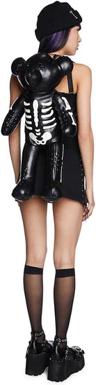 Big Gothic Punk Teddy Bear Backpack